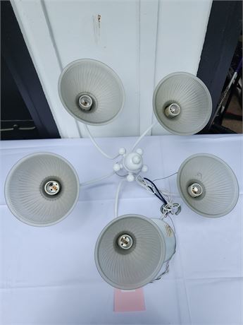 Multi-Arm Ceiling Light Fixture — 5-Globe Pendant Chandelier