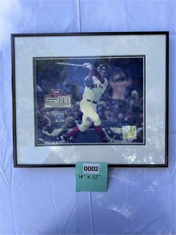 Framed Signed Basketball Player Photo — Sports Memorabilia
