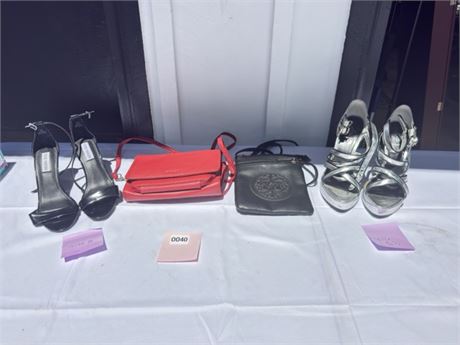 Women's Fashion Heels & Handbag — Mixed Lot
