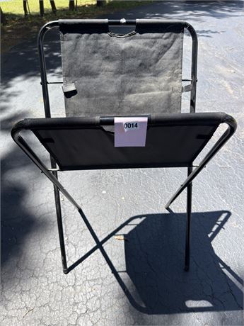 Black Metal Folding Display Print Rack